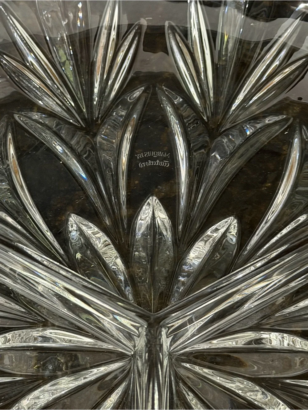 Marquis by Waterford Canterbury Crystal 3-Part Relish Serving Dish